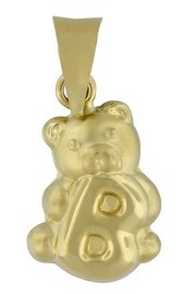 colgante oso inicial joyeria madrid